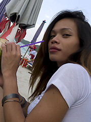 Candid sexy pics from pretty Ladyboy Wicky
